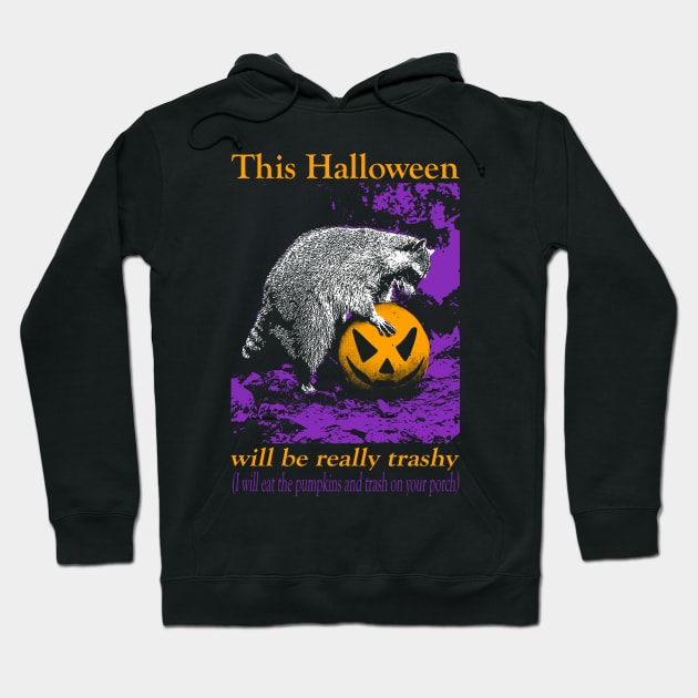 Raccoon's Halloween Hoodie by giovanniiiii